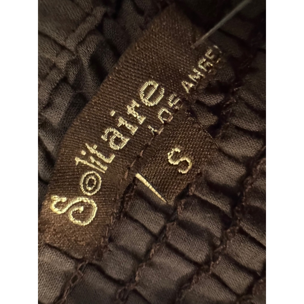 Solitaire Los Angeles Skirt Size S Brown - Picture 8 of 10